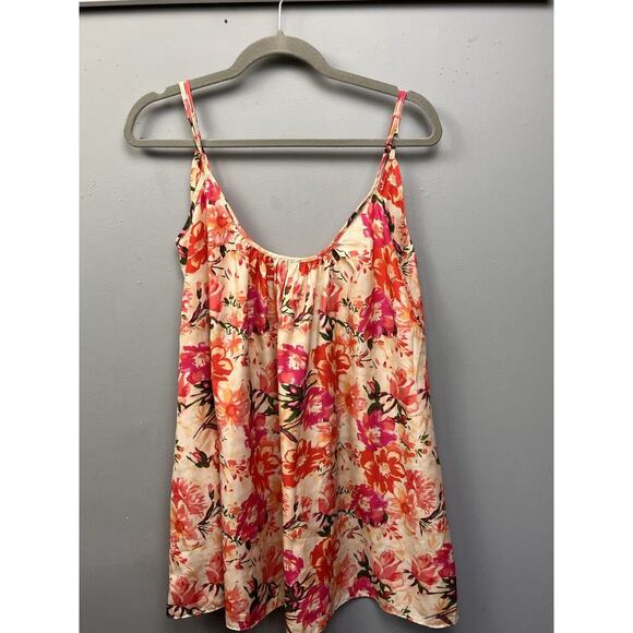Show me Your Mumu Tank Womens Medium Pink‎ Oversized Casual Scoop Neck - Picture 1 of 5